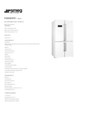 Product informatie SMEG koelkast wit FQ60B2PE1
