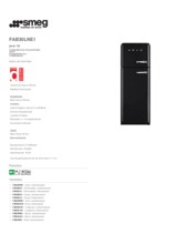 Product informatie SMEG koelkast zwart FAB30LNE1