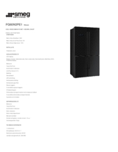 Product informatie SMEG koelkast zwart FQ60N2PE1