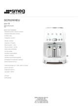 Product informatie SMEG koffiemachine wit DCF02WHEU