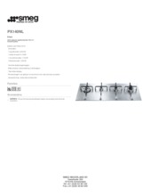 Product informatie SMEG kookplaat inbouw PX140NL