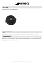 Product informatie SMEG koolstoffilter KITFC550