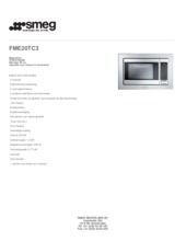 Product informatie SMEG magnetron met grill FME20TC3