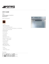 Product informatie SMEG magnetron met grill rvs SF4120M