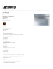 Product informatie SMEG oven compact inbouw SFP4120