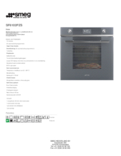 Product informatie SMEG oven inbouw SF6102PZS