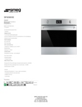 Product informatie SMEG oven inbouw SF6390XE