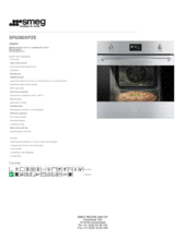 Product informatie SMEG oven inbouw SF6390XPZE