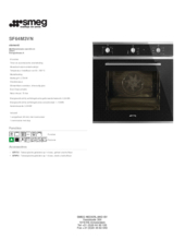 Product informatie SMEG oven inbouw SF64M3VN