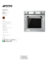 Product informatie SMEG oven inbouw SF6905X1