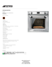 Product informatie SMEG oven inbouw SF6922XPZE1