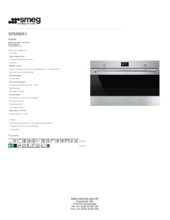 Product informatie SMEG oven inbouw SF9390X1