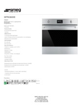 Product informatie SMEG oven inbouw SFP6390XE