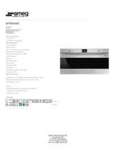 Product informatie SMEG oven inbouw SFR9390X