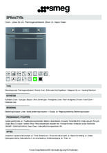 Product informatie SMEG oven inbouw zilver SF6101TVS1