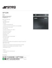 Product informatie SMEG oven inbouw zwart SF122N