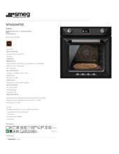 Product informatie SMEG oven inbouw zwart SF6922NPZE