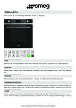 Product informatie SMEG oven inbouw zwart SFP6101TVN1