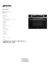 Product informatie SMEG oven met magnetron inbouw SF4102MCN