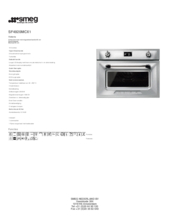 Product informatie SMEG oven met magnetron rvs SF4920MCX1