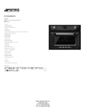 Product informatie SMEG oven met magnetron zwart SF4920MCN1