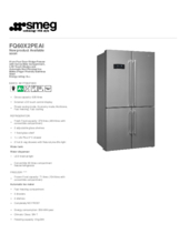 Product informatie SMEG side-by-side koelkast FQ60X2PEAI