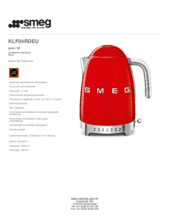 Product informatie SMEG waterkoker rood KLF04RDEU