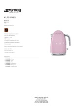 Product informatie SMEG waterkoker roze KLF01PKEU