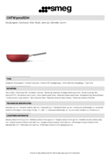 Product informatie SMEG wokpan rood CKFW3001RDM