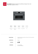 Product informatie TEKA oven met magnetron inbouw HLC 8440 C ST
