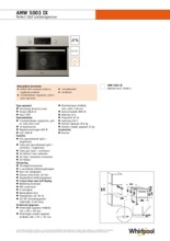 Product informatie WHIRLPOOL combi-magnetron inbouw AMW5003IX