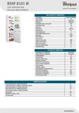 Product informatie WHIRLPOOL koelkast BSNF8101W