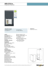 Product informatie WHIRLPOOL koelkast rvs AFB 9720 A+