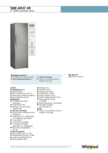 Product informatie WHIRLPOOL koelkast rvs SW8 AM2C XR