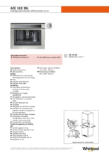Product informatie WHIRLPOOL koffiemachine ACE 102 IXL