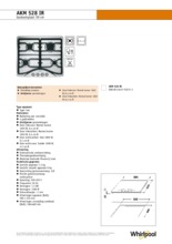 Product informatie WHIRLPOOL kookplaat inbouw AKM528IR