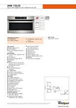 Product informatie WHIRLPOOL magnetron met grill AMW730IX