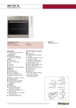 Product informatie WHIRLPOOL oven inbouw AKP563IX