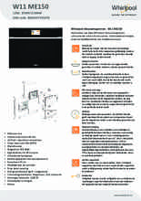 Product informatie WHIRLPOOL oven met magnetron inbouw W11 ME150