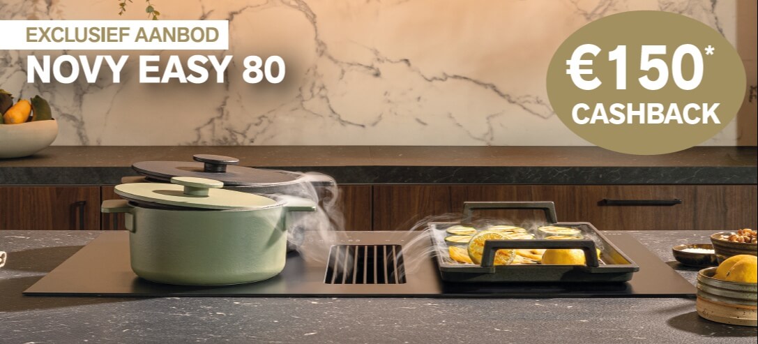 Novy Easy 80 cashback actie - 150 euro retour