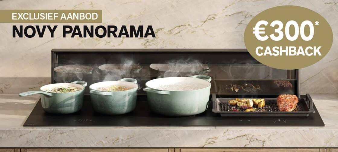 Novy Panorama cashback actie - 300 euro retour
