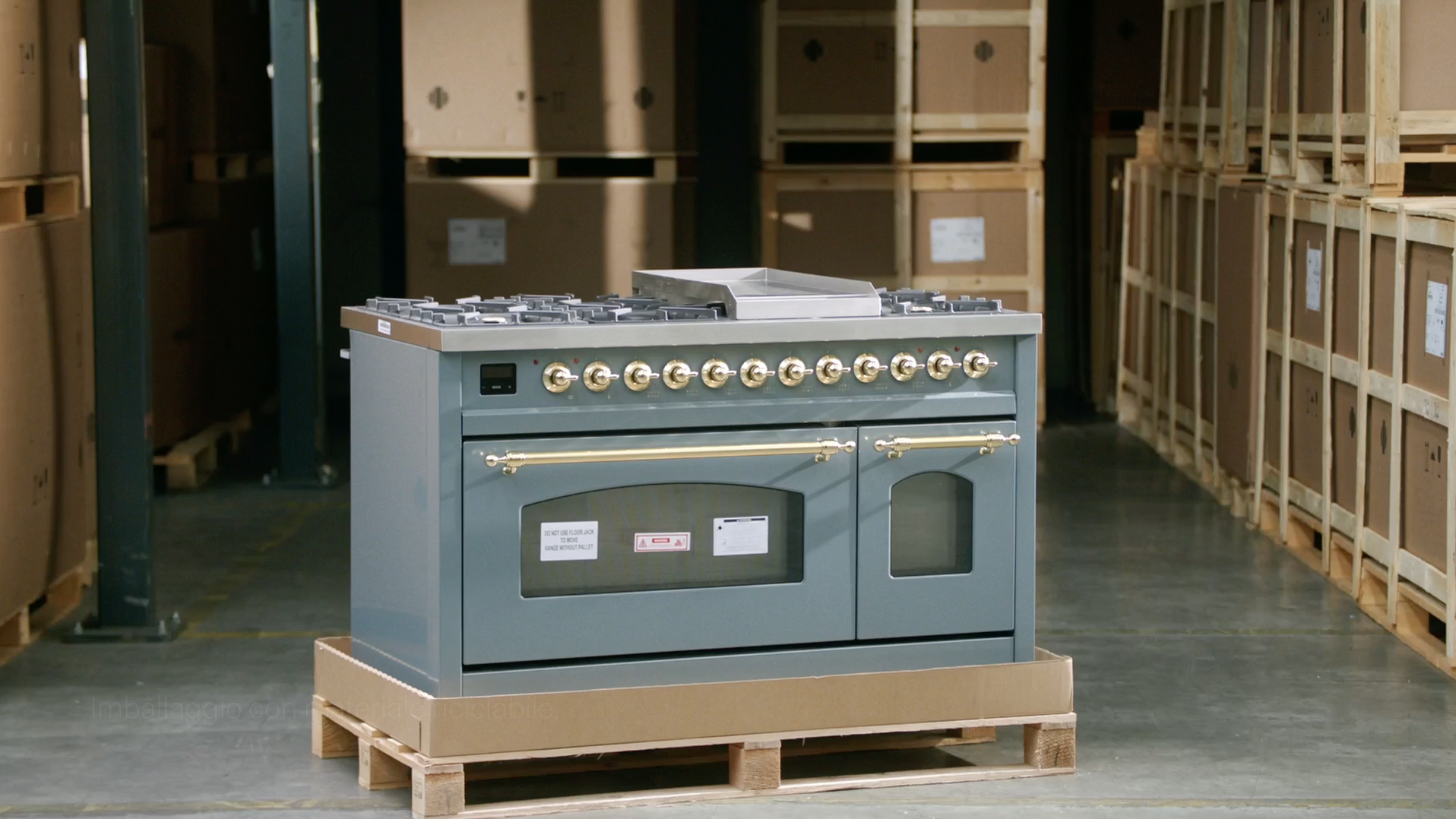 ILVE verpakkings- en kwaliteitscontrole