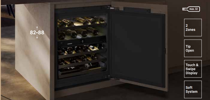 Liebherr onderbouw wijnkast: De sommelier in jouw keuken