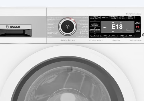 scherm Slapen instant BOSCH wasmachine storingen en foutcodes