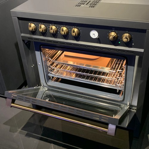 Steel Oxford Mistral inductie fornuis met afzuiging