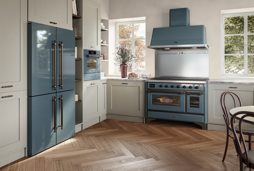 ILVE blue-grey: een nieuwe stijlrevolutie in de keuken
