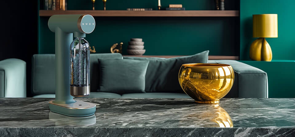 Nieuw: Smeg soda maker - bruisend design & duurzaamheid