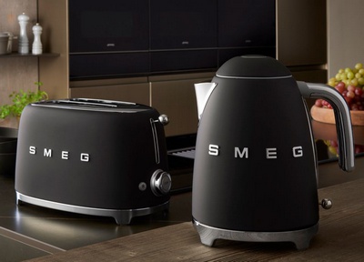 Smeg broodrooster, waterkoker en citruspers