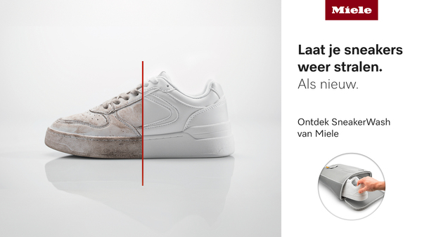 Het innovatieve Miele SneakerWash systeem voor het wassen van sneakers