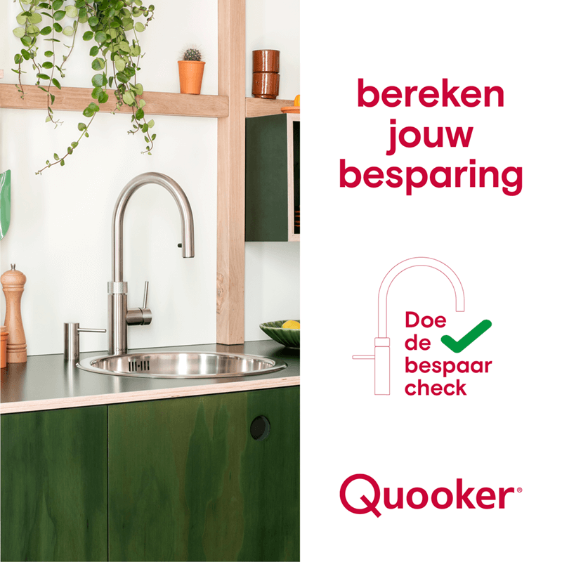 Uw Quooker: de perfecte manier om energie te besparen